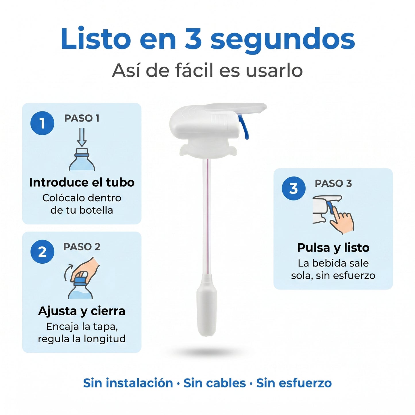 Dispensador de Bebidas Sin Derrames