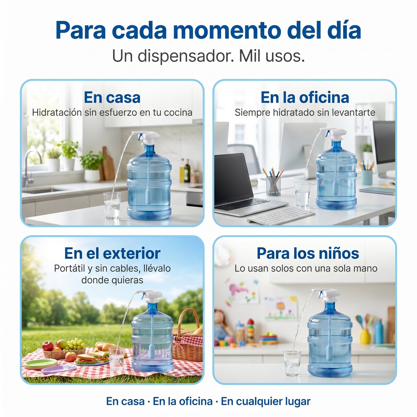 Dispensador de Bebidas Sin Derrames